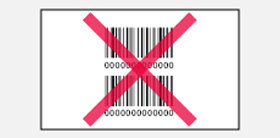 イメージ：バーコードのみの撮影