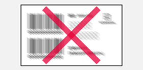 イメージ：手ブレした写真